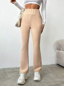 SHEIN Women's High Waist Wide Leg Trousers
