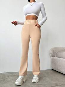 SHEIN Women's High Waist Wide Leg Trousers