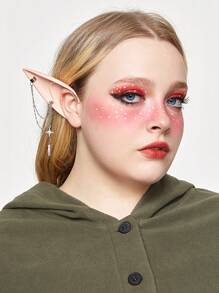 ROMWE Fairycore Chain Decorated Elf Earcuff Set - Multicolor - View 4