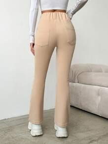 SHEIN Women's High Waist Wide Leg Trousers