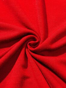 SHEIN LUNE Women's New Year Slogan Wine Glass Printed Loose Fit Short Sleeve T-Shirt With Round Neck - Red - View 5