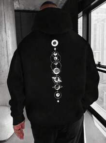 Nam In Ngân hà Giải trí Hoodie - màu đen - Xem 1