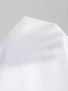 Mulvari Plus Summer Figure Graphic Batwing Sleeve Tee & Pants - Blue and White - View 6