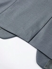 CLOUDSTYLE Men's Notched Lapel Long Sleeve Suit Jacket And Pants Set