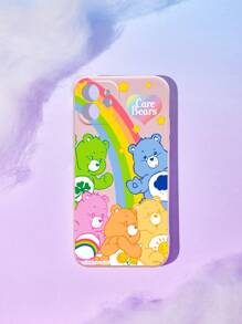 ROMWE X Care Bears Care Bea 彩虹五小生物手繪粉色手機殼,適用於 Iphone12/13/14 系列等機型 - 彩色 - 查看 2