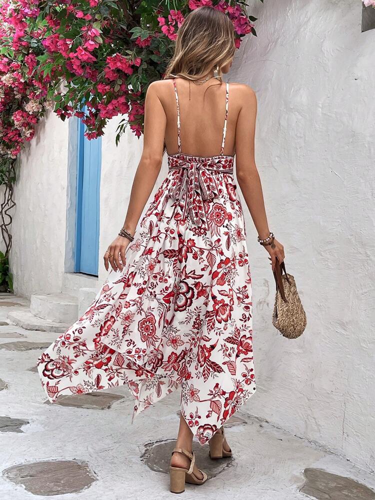 Women'S Holiday Style Strappy Dress