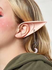 ROMWE Fairycore Chain Decorated Elf Earcuff Set - Multicolor - View 1