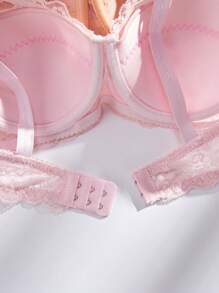 5pcs Lace Bra With Underwire Lingerie - Multicolor - View 5