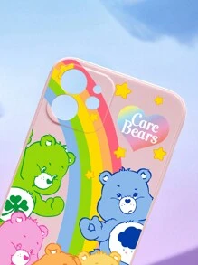 ROMWE X Care Bears Care Bea 彩虹五小生物手繪粉色手機殼,適用於 Iphone12/13/14 系列等機型 - 彩色 - 查看 4