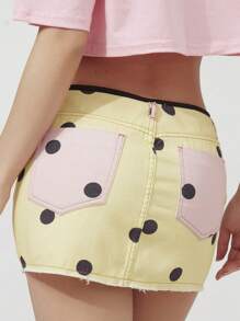 NỮ Denim Chân váy - Nhiều màu - Xem 2