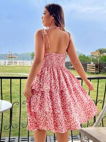 Flirla Dress Ukuran Plus - Merah - View 3