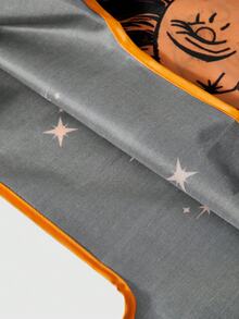 ROMWE Fairycore 月球 2入組大容量便攜可折疊購物袋托特包和收納袋436114 - 彩色 - 查看 6