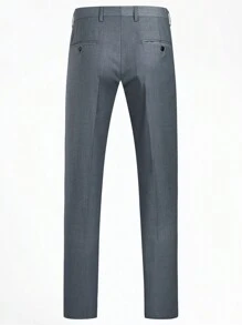 CLOUDSTYLE Men's Notched Lapel Long Sleeve Suit Jacket And Pants Set