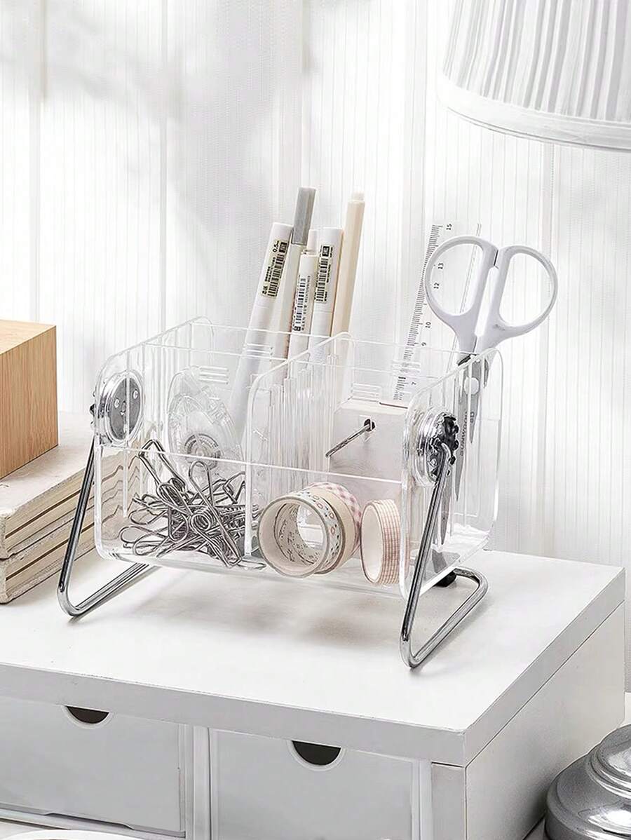 ROMWE 1個旋轉式桌面收納盒 - 彩色 - 查看 1