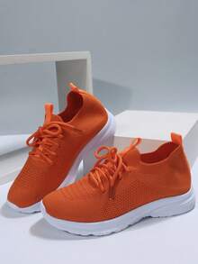 女性健身跑步徒步舞蹈鞋 - 橘色 - 查看 6
