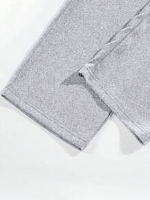 Manfinity Loose Fit Men's Spider Print Joggers With Drawstring Waistband - Grey - View 4