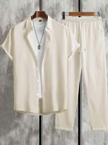 Manfinity Homme Men's Casual 2pcs Outfit