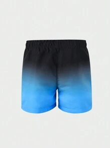 Manfinity Swimmode Men's Gradient Beach Shorts - Blue - View 4