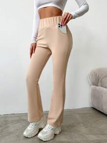 SHEIN Women's High Waist Wide Leg Trousers