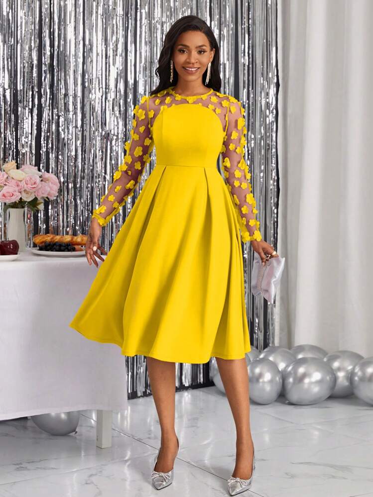 Shein Dresses New Arrivals SHEIN Clasi Plus Size Elegant Leopard Print  Color Block Sleeveless Knee-Length