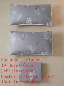 植物圖案被套套裝不附帶內芯