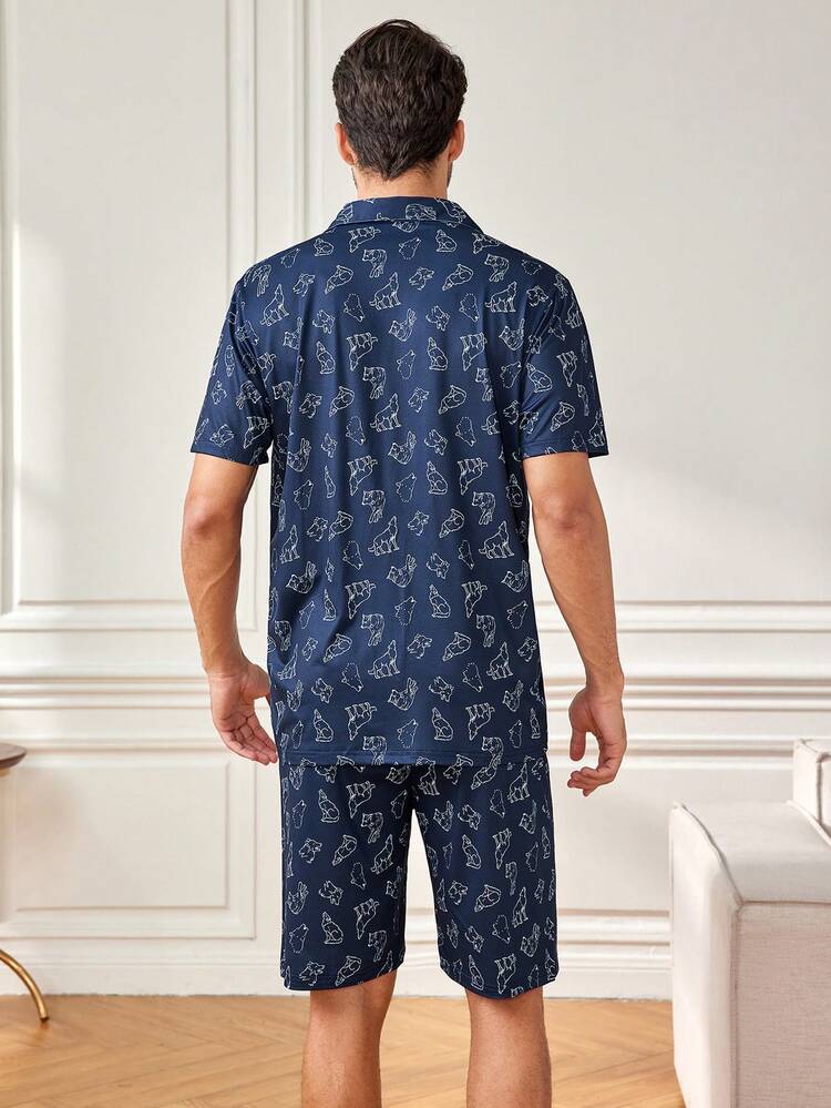 Men'S Full Printed Homewear Set