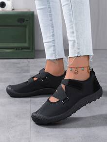 2024新款輕便舒適女士休閒拖鞋,適用於海灘、戶外活動和旅行 - 黑色 - 查看 1