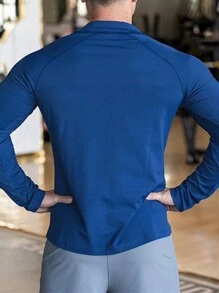 Manfinity Sport Corelite Boyfriend Style Men's Zipper Closure Sports Jacket  Workout Tops Workout Tops Gym Top Fall Breathable
