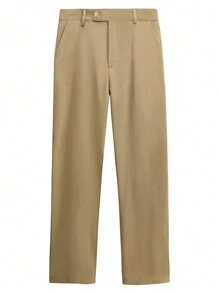 Manfinity Mode Men'S Straight Leg Suit Pants - Yellow - View 6