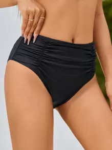Swim SXY Summer Beach Women's Ruched Swim Bottom Wedding