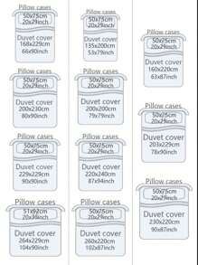 3入組波西m亞圖案圖案滌綸白色被套套裝 - 白色 - 查看 3