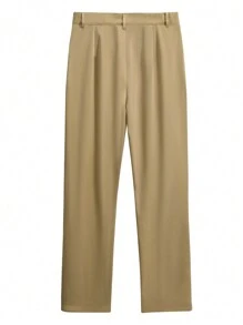 Manfinity Mode Men'S Straight Leg Suit Pants - Yellow - View 7