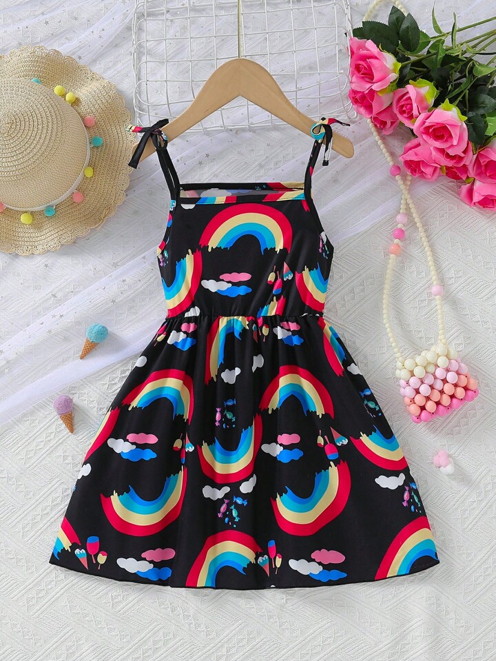 vestido arcoíris shein