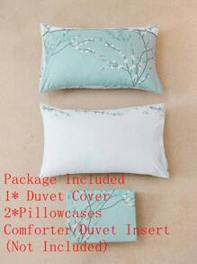 Set colcha sin relleno con patrón floral - Multicolor - Ver 7