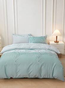 Set colcha sin relleno con patrón floral - Multicolor - Ver 1