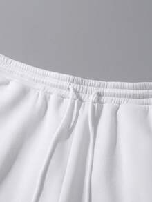 Manfinity Hypemode 男士字母印花束腰長褲 - 彩色 - 查看 6