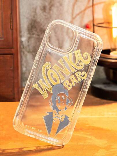 Willy Wonka and the Chocolate Factory X ROMWE Alphabet & Portrait Pattern Phone Case