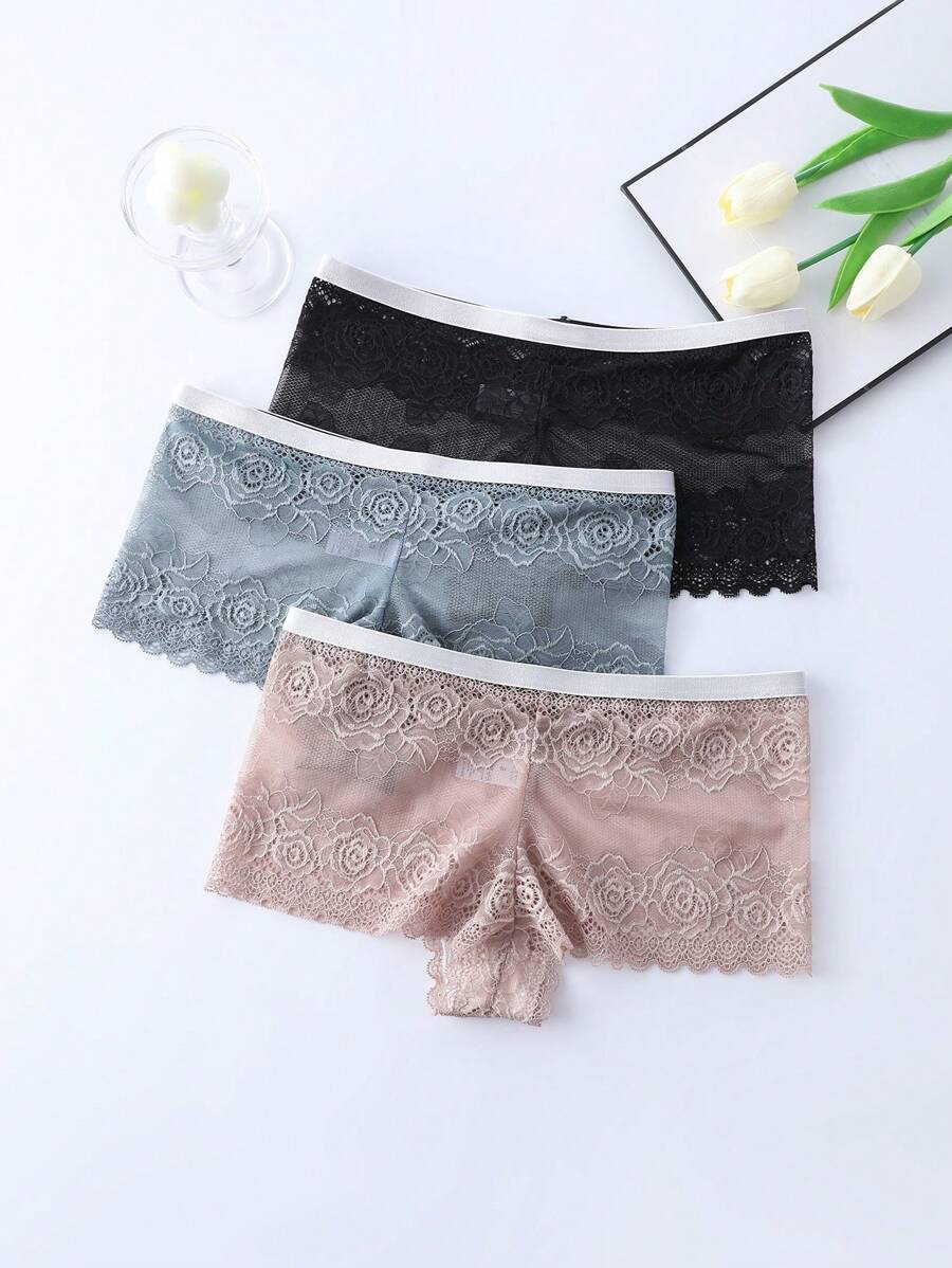 女士蕾絲短褲 - 彩色 - 查看 1