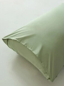 2pcs Chevron Tufted Pillowcase Without Filler - Green - View 2