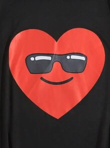 1 áo thun nam in hình ngộ nghĩnh, chủ đề gia đình - màu đen - Xem 5