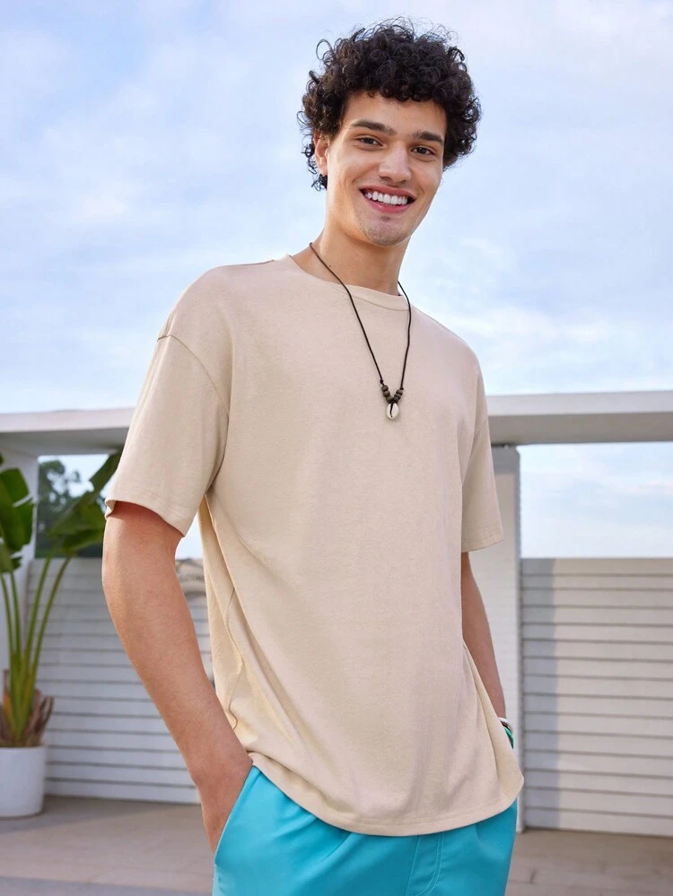 Men'S Tropical Character Printed Short Sleeve T-Shirt Vacation