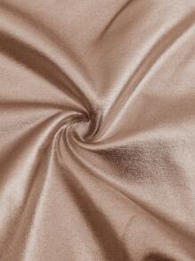 SHEIN ICON 女款彈性人造皮革吊帶背心上衣 - 藕粉色 - 查看 4