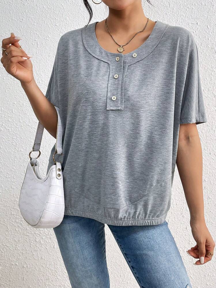 Women's Round Neck Short Sleeve T-Shirt