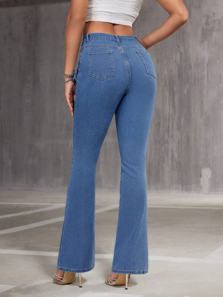 Women'S Flared Denim Pants