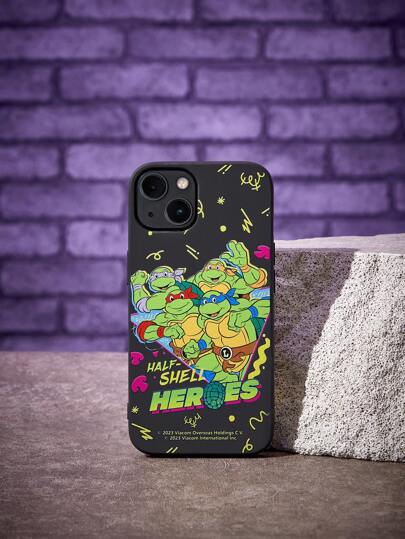 TEENAGE MUTANT NINJA TURTLES | SHEIN Cartoon Design Phone Case, Compatible With IPhone