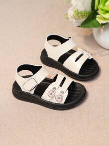 婴儿时尚运动凉鞋 - 白色 - 查看 2