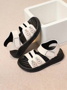 婴儿时尚运动凉鞋 - 白色 - 查看 1