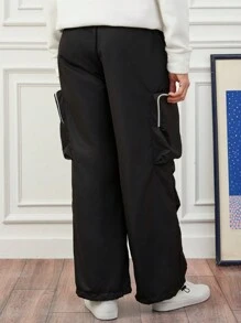 RueChic Men'S Cargo Pants - Black - View 2