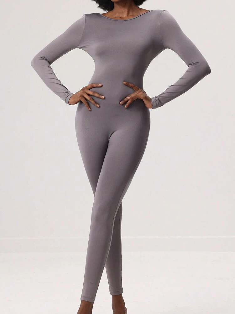 Women's Backless Tight Jumpsuit Fall Cloth For Women