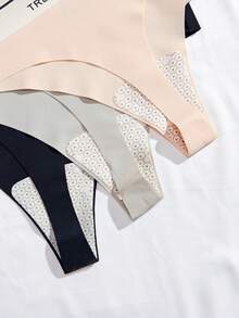 Yoga 3 Cái/bộ Quần Lót Nữ Thư Dây Dệt Hoa Quần Lót Thể Thao - Nhiều màu - Xem 5